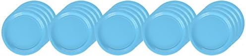 צלחות נייר עגולות מסיבות כחולות בקריביים, 8 סמק. | כלי שולחן של מסיבות
